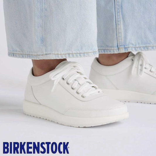 ビルケンシュトックBIRKENSTOCKHonnef365（ホンネフ365）レディース（幅狭）1029684（ホワイト）ナチュラルレザースニーカーコンフォートフラットシューズ「靴」