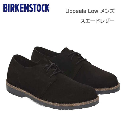 ビルケンシュトックBIRKENSTOCKUppsalaLow（アップサラロー）メンズ（幅広レギュラーフィット）1029697（ベロアレザー／ブラック）スニーカーコンフォートフラットシューズ「靴」
