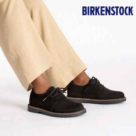 ビルケンシュトックBIRKENSTOCKUppsalaLow（アップサラロー）メンズ（幅広レギュラーフィット）1029697（ベロアレザー／ブラック）スニーカーコンフォートフラットシューズ「靴」