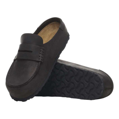ビルケンシュトックBIRKENSTOCKNaplesWrapped（ネープルズラップ）幅広（レギュラーフィット）1029711（オイルドレザー／ブラック）メンズサボクロッグ快適サンダル「靴」