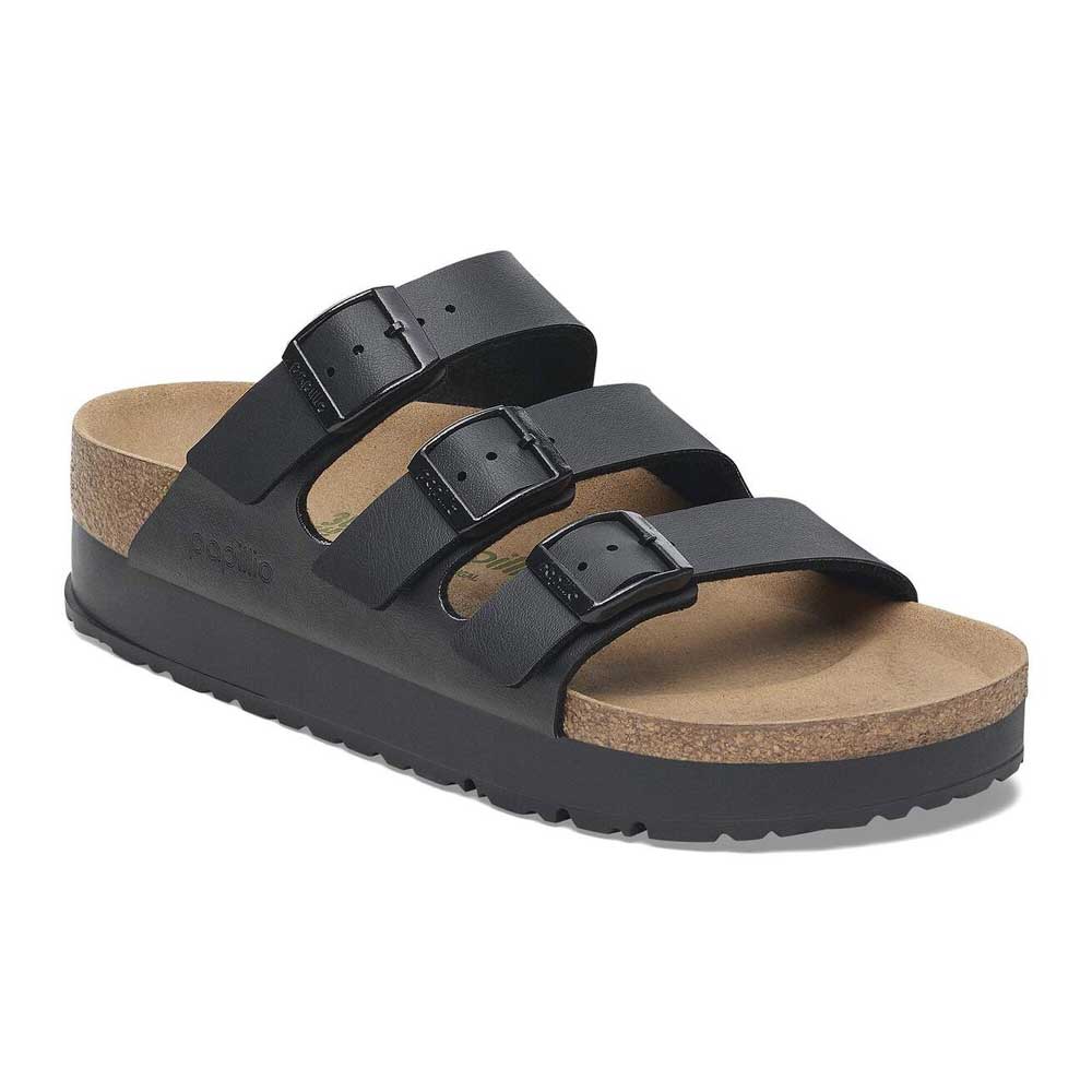 papillio by BIRKENSTOCK ビルケンシュトック Florida III Flex Platform（フロリダ）ブラック 1029737（ナロー 幅狭） 厚底 ドイツ生まれの快適サンダル 「靴」