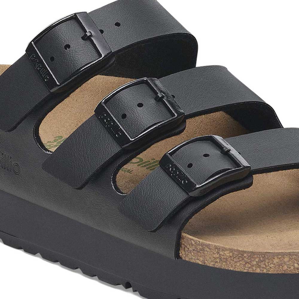papilliobyBIRKENSTOCKビルケンシュトックFloridaIIIFlexPlatform（フロリダ）ブラック1029737（ナロー幅狭）厚底ドイツ生まれの快適サンダル「靴」