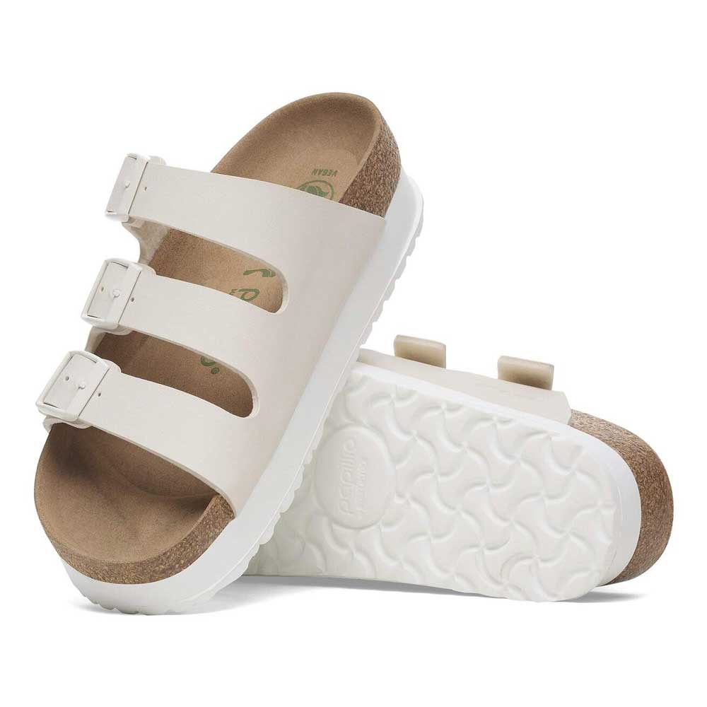 papilliobyBIRKENSTOCKビルケンシュトックFloridaIIIFlexPlatform（フロリダ）エッグシェル1029751（ナロー幅狭）厚底ドイツ生まれの快適サンダル「靴」