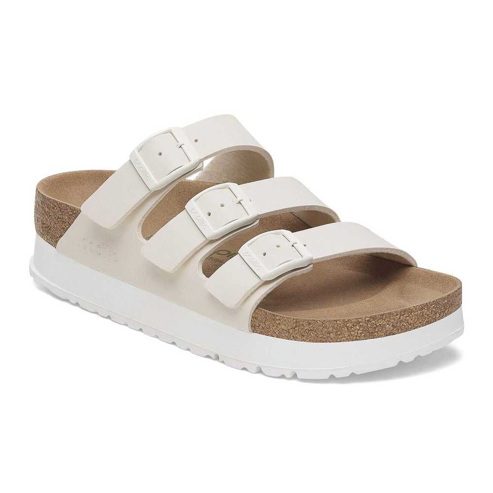 papillio by BIRKENSTOCK ビルケンシュトック Florida III Flex Platform（フロリダ）エッグシェル 1029751（ナロー 幅狭） 厚底 ドイツ生まれの快適サンダル 「靴」