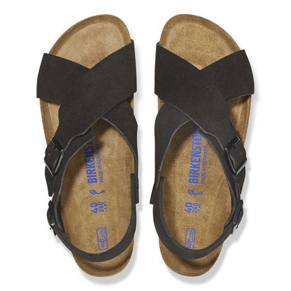 BIRKENSTOCKビルケンシュトックTulumIIVL/NB（トゥルム）スエードレザーブラック1029779（ナローフィット幅狭ソフトフットベッド）レディースサンダル「靴」