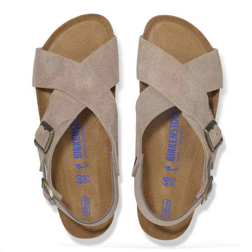 BIRKENSTOCKビルケンシュトックTulumIIVL/NB（トゥルム）スエードレザートープ1029834（ナローフィット幅狭ソフトフットベッド）レディースサンダル「靴」