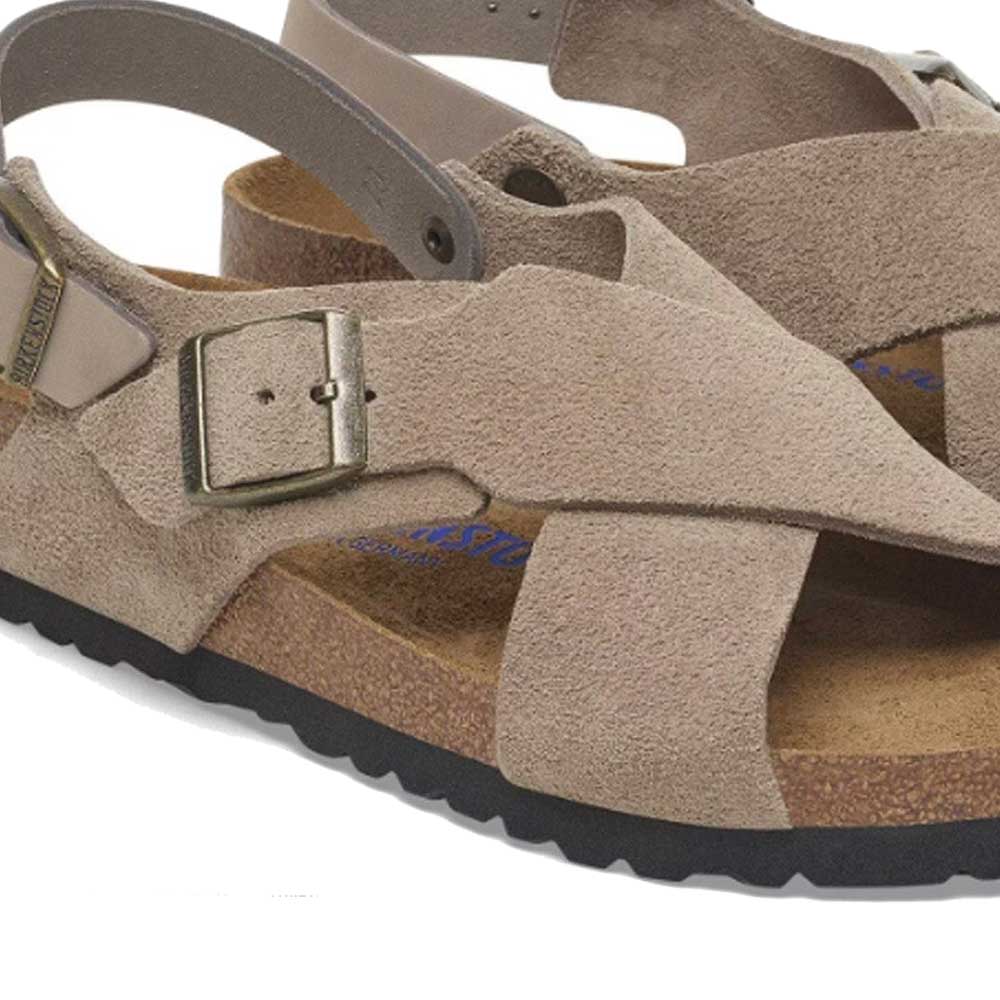 BIRKENSTOCKビルケンシュトックTulumIIVL/NB（トゥルム）スエードレザートープ1029834（ナローフィット幅狭ソフトフットベッド）レディースサンダル「靴」