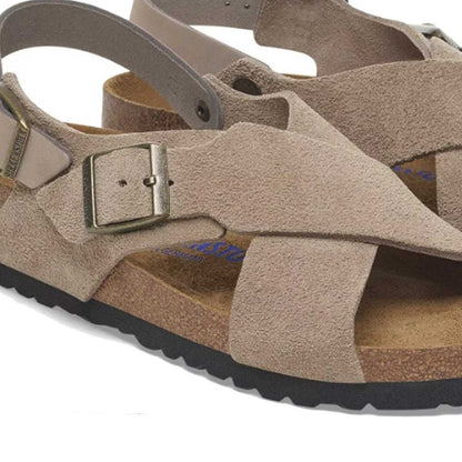 BIRKENSTOCKビルケンシュトックTulumIIVL/NB（トゥルム）スエードレザートープ1029834（ナローフィット幅狭ソフトフットベッド）レディースサンダル「靴」
