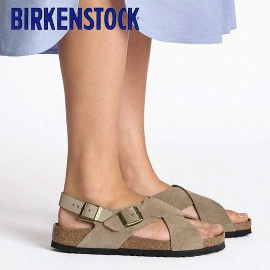 BIRKENSTOCKビルケンシュトックTulumIIVL/NB（トゥルム）スエードレザートープ1029834（ナローフィット幅狭ソフトフットベッド）レディースサンダル「靴」