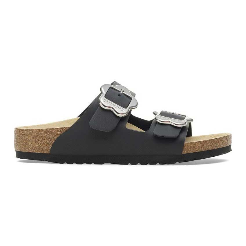 ビルケンシュトック BIRKENSTOCK Arizona Kids アリゾナフラワーズ キッズサンダル 1029844 ブラック  ビルコフロー サンダル コンフォート ジュニア