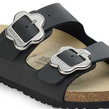 ビルケンシュトックBIRKENSTOCKArizonaKidsアリゾナフラワーズキッズサンダル1029844ブラックビルコフローサンダルコンフォートジュニア