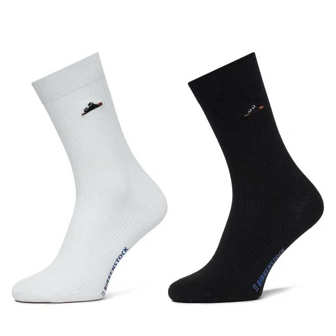 ビルケンシュトックBIRKENSTOCKコットンリブソックス（2足セット）1029849包み込まれるような優しいソックス