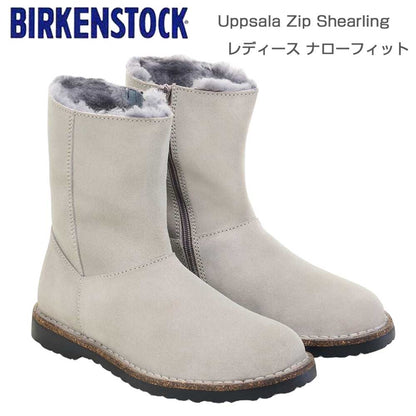 ビルケンシュトックBIRKENSTOCKUppsalaZipShearlingアップサラジップシアリング（レディース）1030049（ストーンコイン）ハーフブーツ「靴」