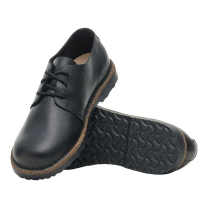 ビルケンシュトックBIRKENSTOCKUppsalaLow（アップサラロー）メンズ（幅広レギュラーフィット）1030128（ナチュラルレザー／ブラック）スニーカーコンフォートフラットシューズ「靴」