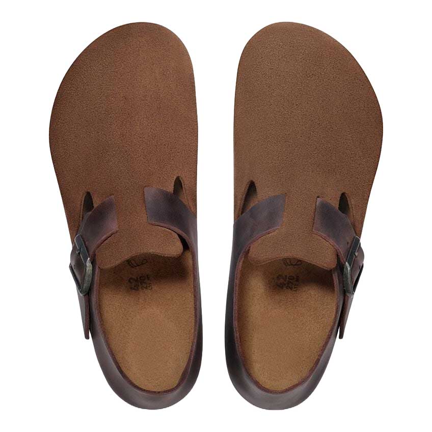 ビルケンシュトックBIRKENSTOCKLONDON（ロンドン）メンズレギュラーフィット1030157（ミックスドレザー／ダークティー）スリッポンコンフォートシューズ「靴」