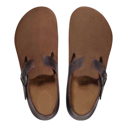 ビルケンシュトックBIRKENSTOCKLONDON（ロンドン）メンズレギュラーフィット1030157（ミックスドレザー／ダークティー）スリッポンコンフォートシューズ「靴」