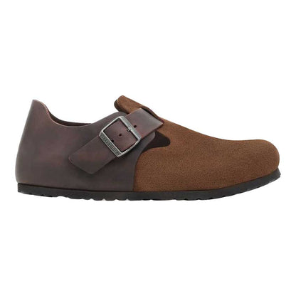 ビルケンシュトックBIRKENSTOCKLONDON（ロンドン）メンズレギュラーフィット1030157（ミックスドレザー／ダークティー）スリッポンコンフォートシューズ「靴」