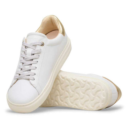 ビルケンシュトックBIRKENSTOCKBendLow（ベンドロー）ナローフィット1030162（ホワイト/メタリックローズ）レディースレザースニーカーコンフォートシューズ「靴」