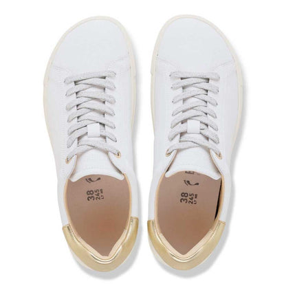 ビルケンシュトックBIRKENSTOCKBendLow（ベンドロー）ナローフィット1030162（ホワイト/メタリックローズ）レディースレザースニーカーコンフォートシューズ「靴」