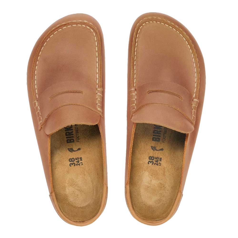 ビルケンシュトックBIRKENSTOCKNaplesWrapped（ネープルズラップ）幅広（レギュラーフィット）1030206（オイルドレザー／コニャック）メンズサボクロッグ快適サンダル「靴」