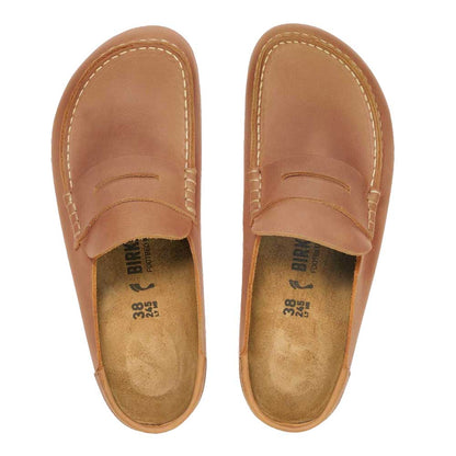 ビルケンシュトックBIRKENSTOCKNaplesWrapped（ネープルズラップ）幅広（レギュラーフィット）1030206（オイルドレザー／コニャック）メンズサボクロッグ快適サンダル「靴」