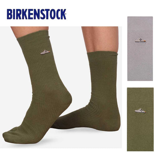 ビルケンシュトックBIRKENSTOCKコットンリブソックス包み込まれるような優しいソックス