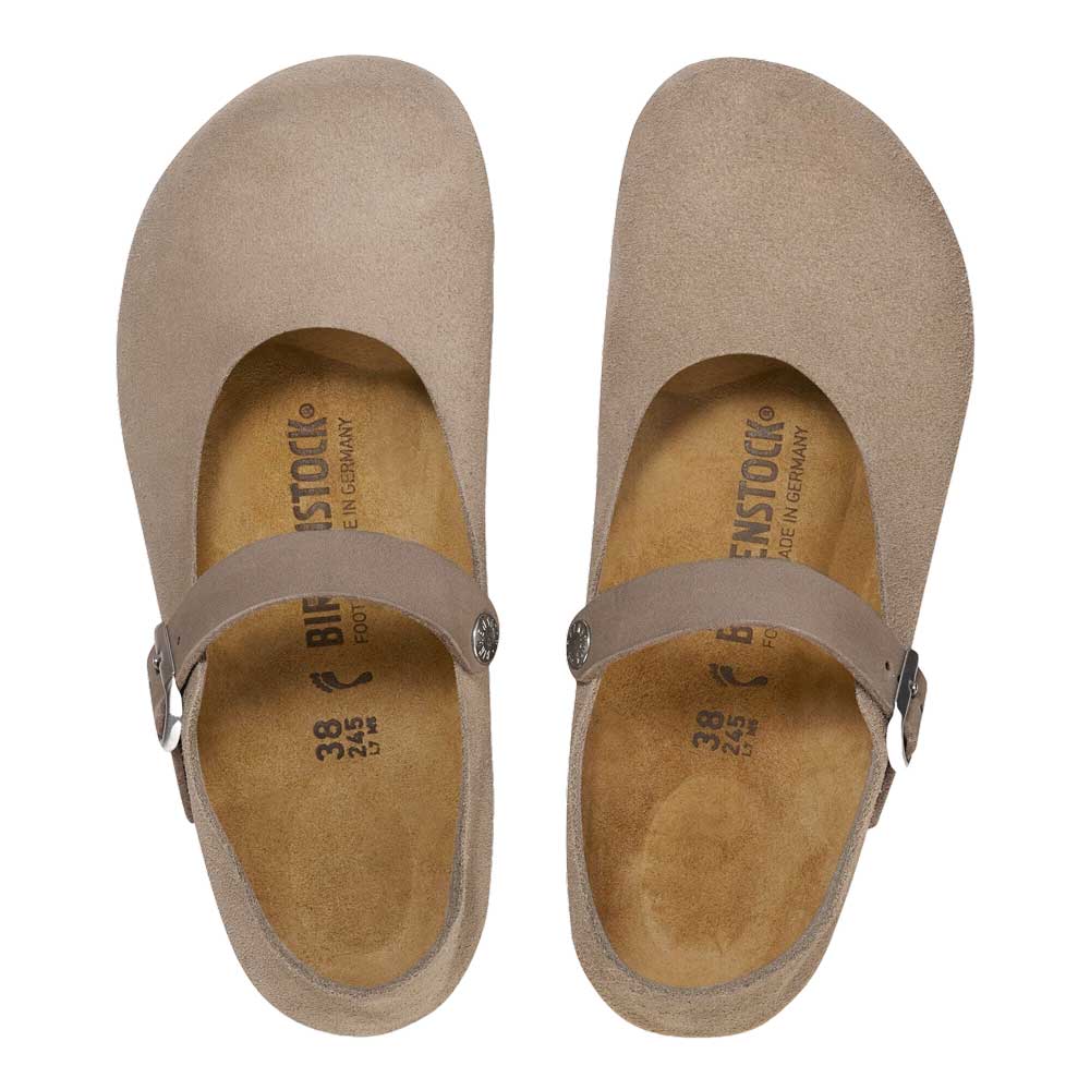 ビルケンシュトックBIRKENSTOCKMantova（マントバ）ナロー（幅狭タイプ）レディース1030432（スエードレザー／トープ）「靴」