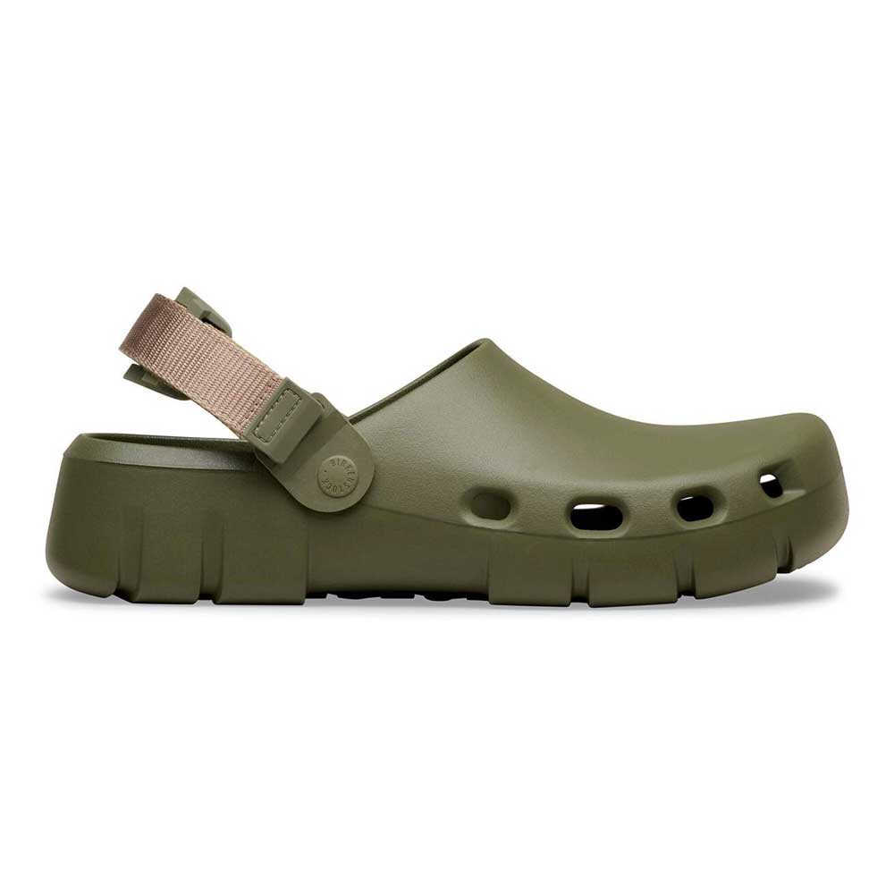 BIRKENSTOCK ビルケンシュトック Birki Flow TEX（ビルキ フロー）ユニセックス  1030473（カーキ/グレイトープ） EVA クロッグ サボ 「靴」