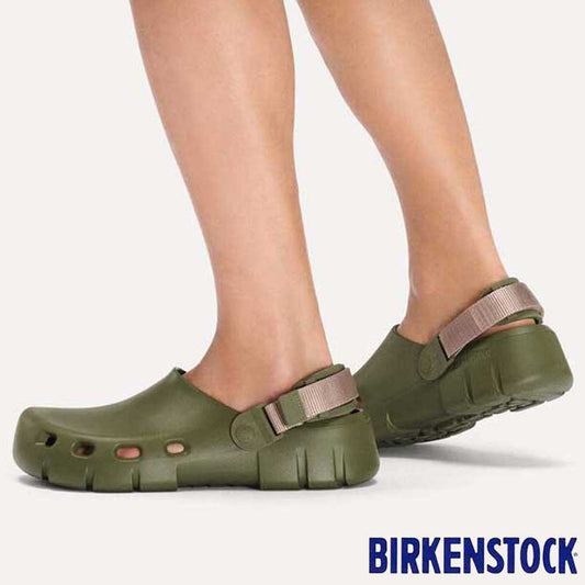 BIRKENSTOCKビルケンシュトックBirkiFlowTEX（ビルキフロー）ユニセックス1030473（カーキ/グレイトープ）EVAクロッグサボ「靴」