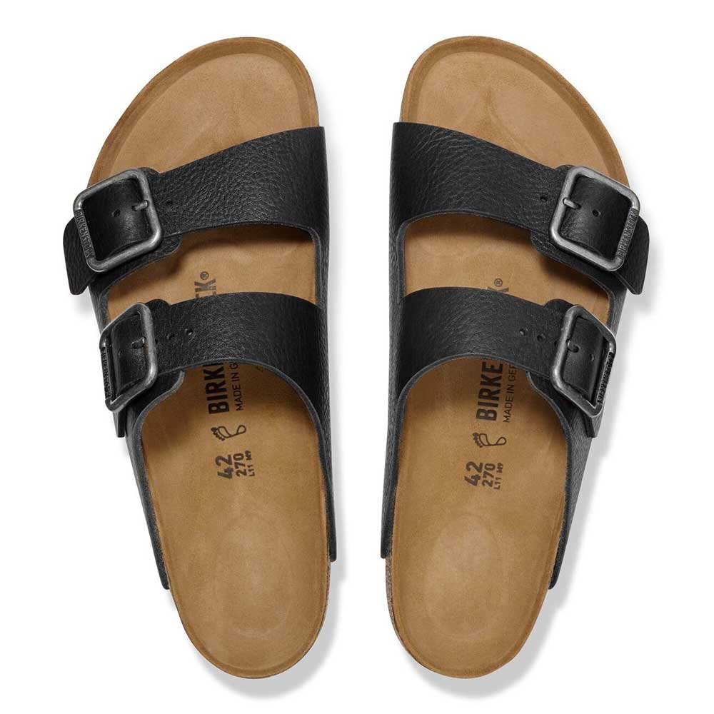 BIRKENSTOCKビルケンシュトックARIZONAWB（アリゾナ）天然皮革1030675ヴィンテージウッドブラック（レギュラーフィット幅広）ドイツ製コンフォートサンダル正規品「靴」