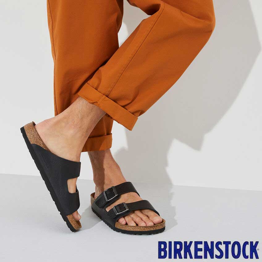 BIRKENSTOCKビルケンシュトックARIZONAWB（アリゾナ）天然皮革1030675ヴィンテージウッドブラック（レギュラーフィット幅広）ドイツ製コンフォートサンダル正規品「靴」