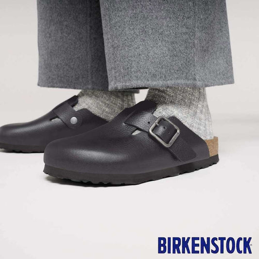 ビルケンシュトックBIRKENSTOCKBostonWB（ボストンワイヤーバックル）幅広（レギュラーフィット）1030691（ヴィンテージウッドブラック）メンズサンダルサボクロッグドイツ製快適サンダル「靴」