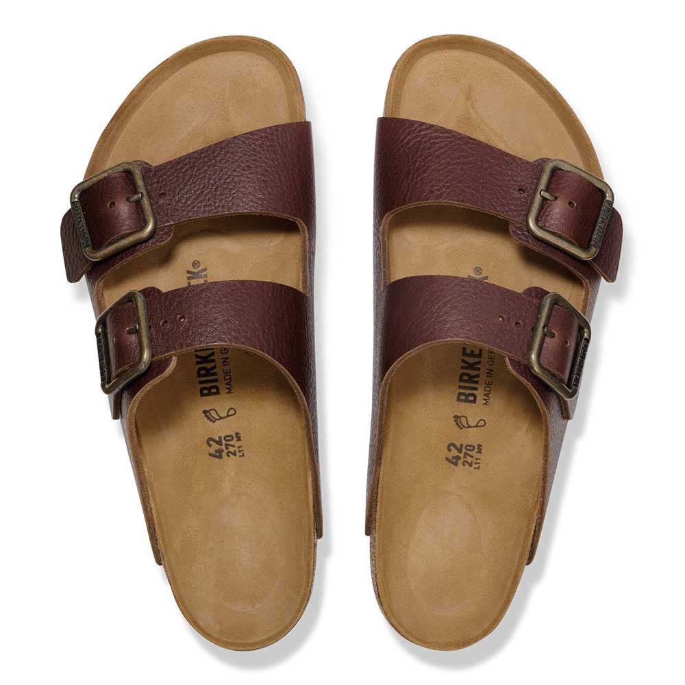 BIRKENSTOCKビルケンシュトックARIZONAWB（アリゾナ）天然皮革1030702ヴィンテージウッドロースト（レギュラーフィット幅広）ドイツ製コンフォートサンダル正規品「靴」