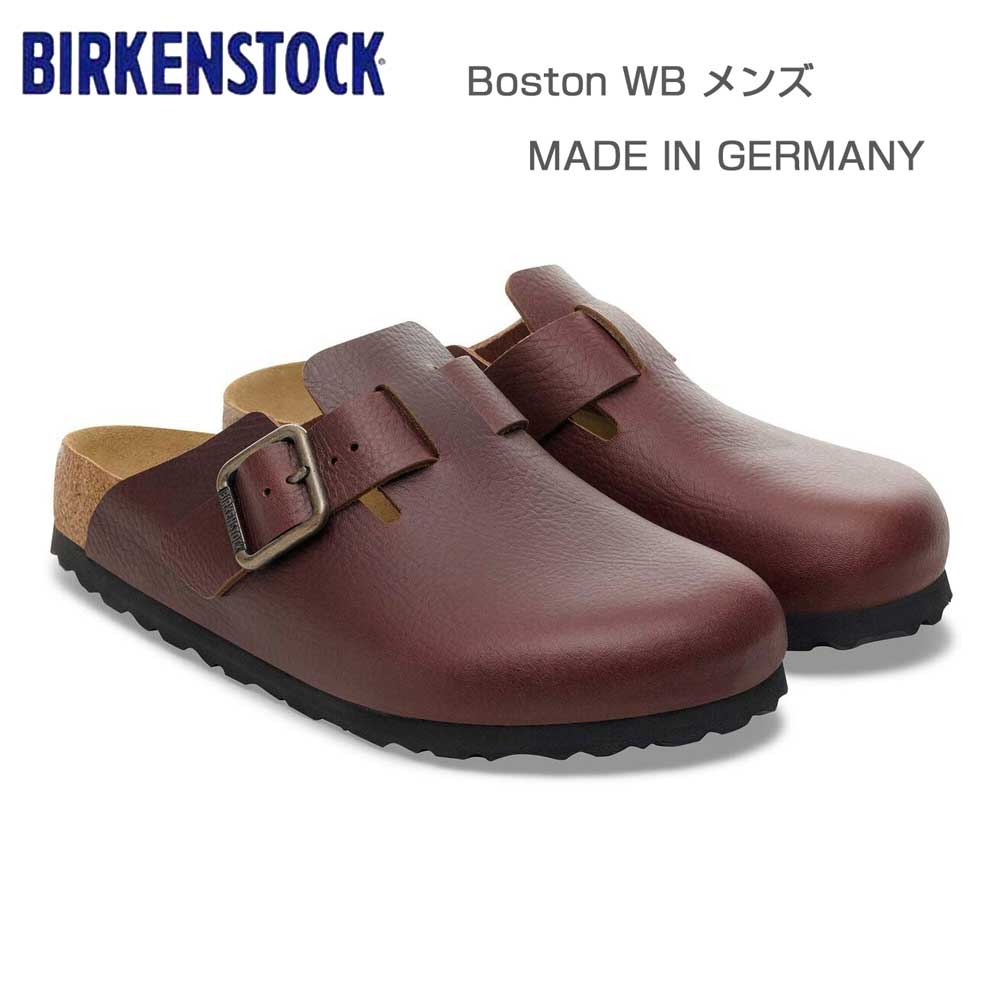 ビルケンシュトックBIRKENSTOCKBostonWB（ボストンワイヤーバックル）幅広（レギュラーフィット）1030703（ヴィンテージウッドロースト）メンズサンダルサボクロッグドイツ製快適サンダル「靴」