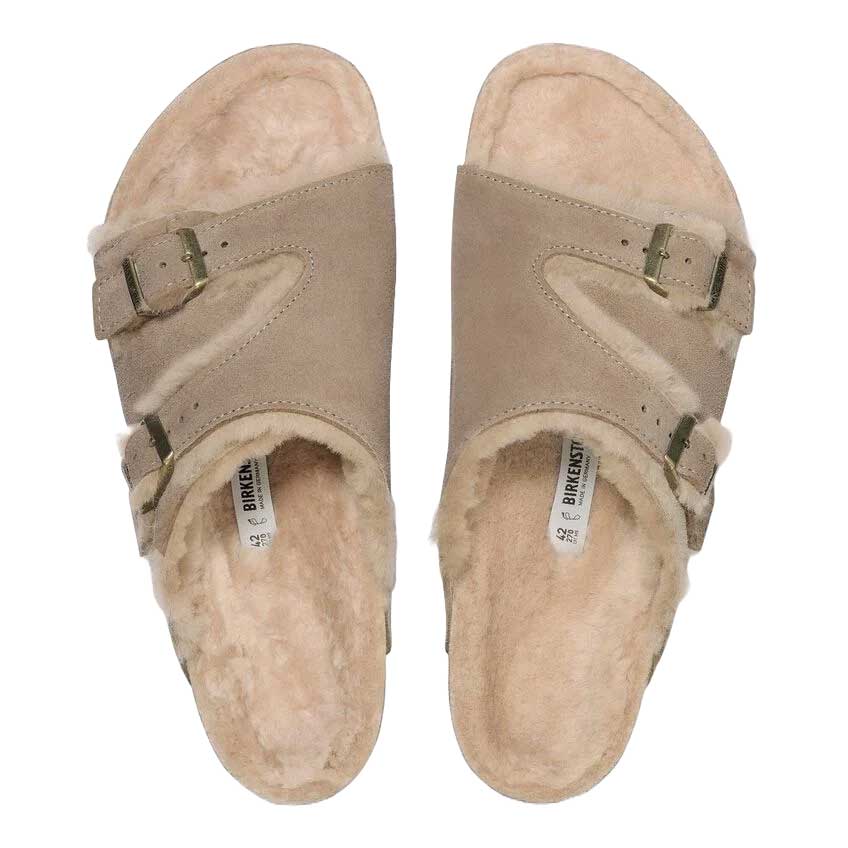 ビルケンシュトックBIRKENSTOCKZurichLammfell（チューリッヒシアリング）1030710トープ（スエードレザー／ボア）（レディースサンダルナローフィット）「正規輸入品」「靴」