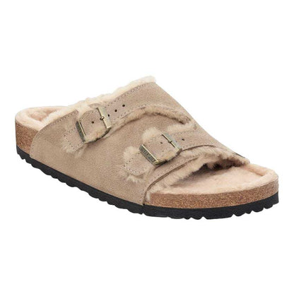 ビルケンシュトック BIRKENSTOCK Zurich Lammfell （チューリッヒ シアリング）  1030710 トープ（スエードレザー／ボア） （レディース サンダル ナローフィット）「正規輸入品」 「靴」
