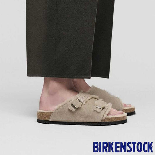 ビルケンシュトックBIRKENSTOCKZurichLammfell（チューリッヒシアリング）1030710トープ（スエードレザー／ボア）（レディースサンダルナローフィット）「正規輸入品」「靴」