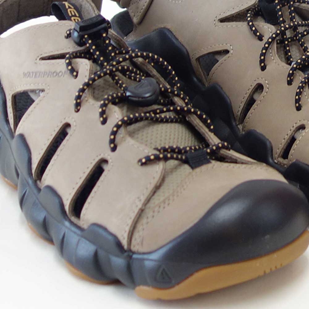 KEENキーンHYPERPORTFISHERMANLEATHERハイパーポートフィッシャーマン1030723（メンズ）カラー：Brindle/OakBuffスポーツサンダルウォーターシューズ「靴」