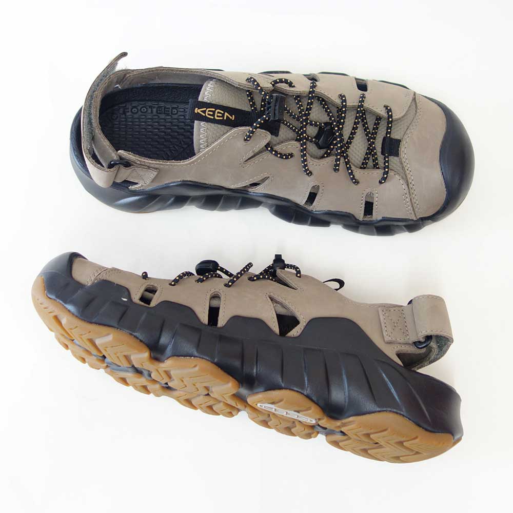 KEENキーンHYPERPORTFISHERMANLEATHERハイパーポートフィッシャーマン1030723（メンズ）カラー：Brindle/OakBuffスポーツサンダルウォーターシューズ「靴」