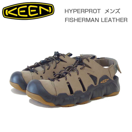 KEENキーンHYPERPORTFISHERMANLEATHERハイパーポートフィッシャーマン1030723（メンズ）カラー：Brindle/OakBuffスポーツサンダルウォーターシューズ「靴」