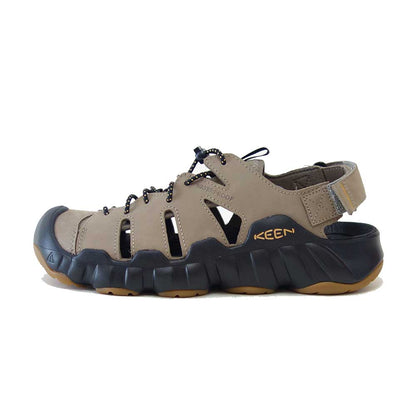 KEEN キーン HYPERPORT FISHERMAN LEATHER ハイパーポート フィッシャーマン  1030723（メンズ）カラー：Brindle / Oak Buff スポーツサンダル ウォーターシューズ「靴」