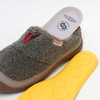 キーンKEENハウザースリースライド1031040Brindle/BrindleSherpaFleece（レディース）ソフトで温かみのあるリラックスクロッグ「靴」