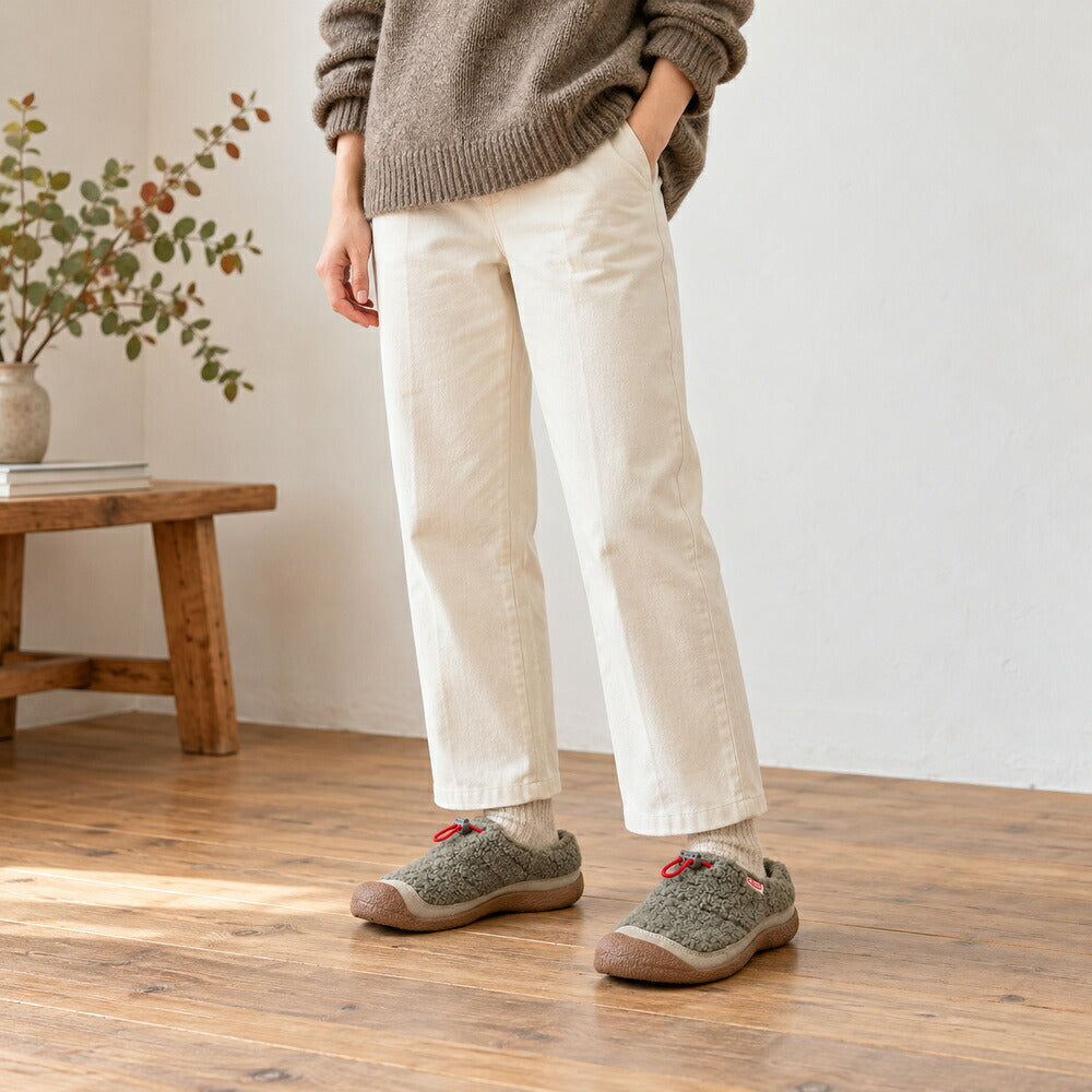 キーンKEENハウザースリースライド1031040Brindle/BrindleSherpaFleece（レディース）ソフトで温かみのあるリラックスクロッグ「靴」