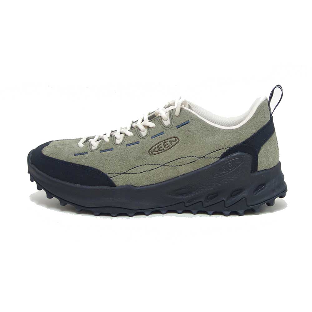 KEEN キーン ジャスパー ザイオニック JASPER ZIONIC  1031089（メンズ）カラー：Dark Olive / Birch レザー スニーカー ウォーキング「靴」