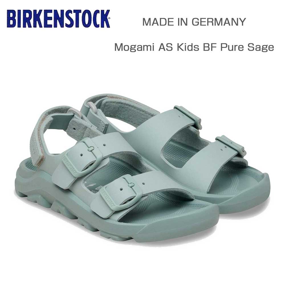 ビルケンシュトックBIRKENSTOCKモガミMogamiASキッズサンダル1031263ピュアセージビーチサンダルスポーツサンダルジュニア