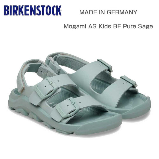 ビルケンシュトックBIRKENSTOCKモガミMogamiASキッズサンダル1031263ピュアセージビーチサンダルスポーツサンダルジュニア