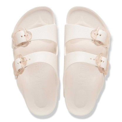 ビルケンシュトックBIRKENSTOCKArizonaFlowerEVAKidsアリゾナフラワーキッズサンダル1031291エッグシェルビーチサンダル