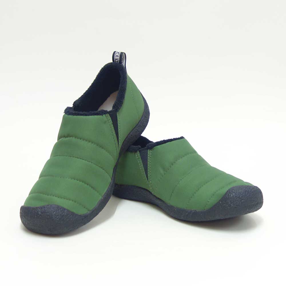 キーンKEENハウザーツー1031344BronzeGreen/Black（メンズ）ソフトなナイロン素材温かみのあるスリッポンシューズ「靴」