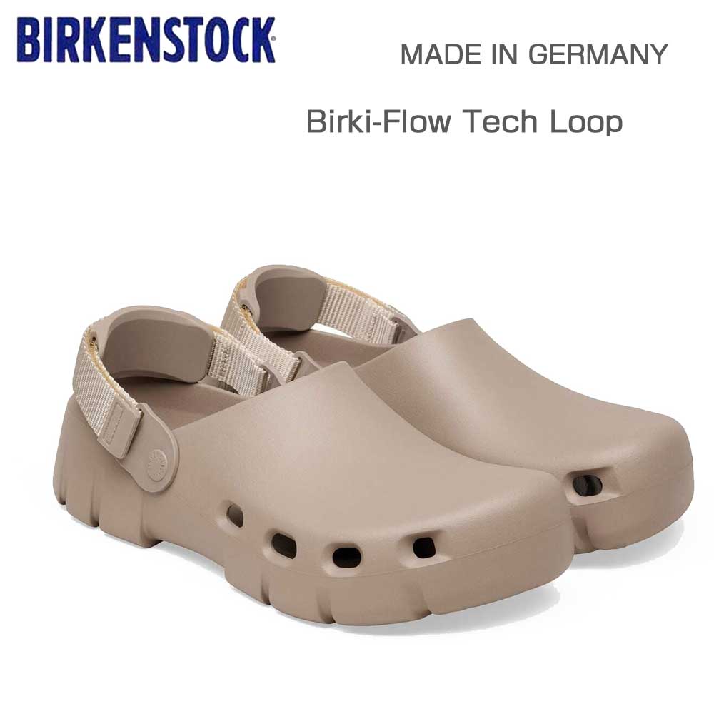 BIRKENSTOCKビルケンシュトックBirkiFlowTEX（ビルキフロー）ユニセックス1031364（グレイトープ/オイスター）EVAクロッグサボ「靴」