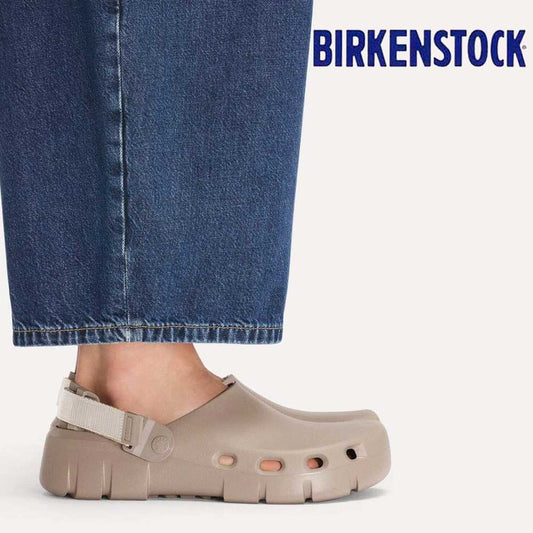 BIRKENSTOCKビルケンシュトックBirkiFlowTEX（ビルキフロー）ユニセックス1031364（グレイトープ/オイスター）EVAクロッグサボ「靴」